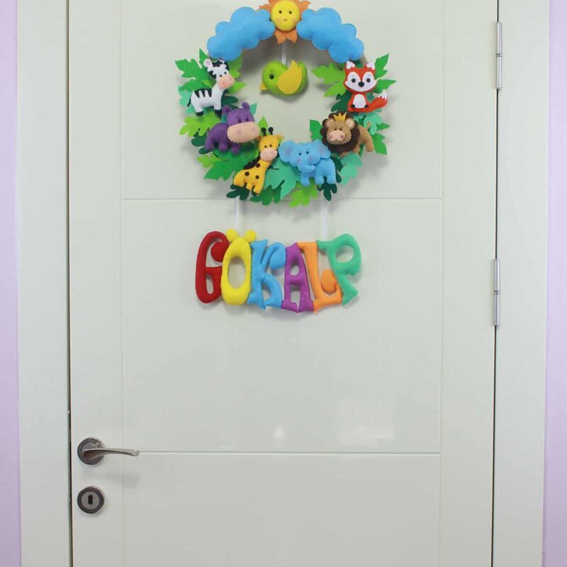 Gökalp isimli Safari Bebek Kapı Süsü
