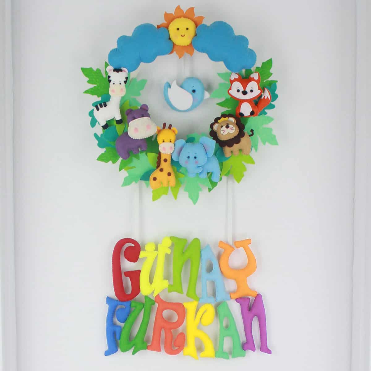 Günay Furkan isimli Safari Bebek Kapı Süsü