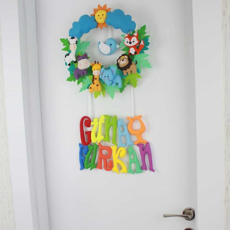 Günay Furkan isimli Safari Bebek Kapı Süsü