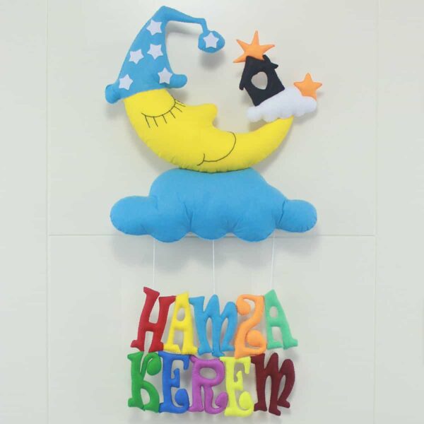 Hamza Kerem isimli Aydede Bulut Bebek Kapı Süsü