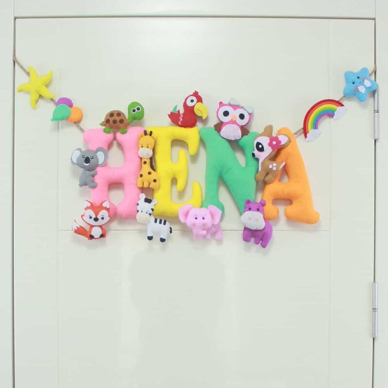 Hena isimli Hastane Bebek Kapı Süsü