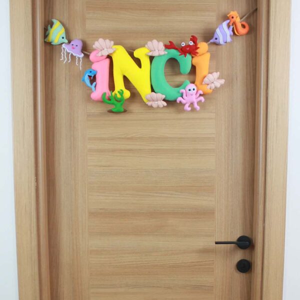 İnci isimli Hastane Bebek Kapı Süsü