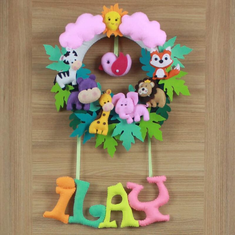 İlay isimli Safari Bebek Kapı Süsü