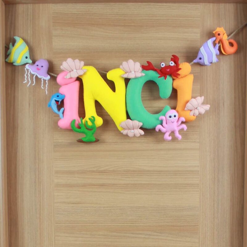 İnci isimli Hastane Bebek Kapı Süsü