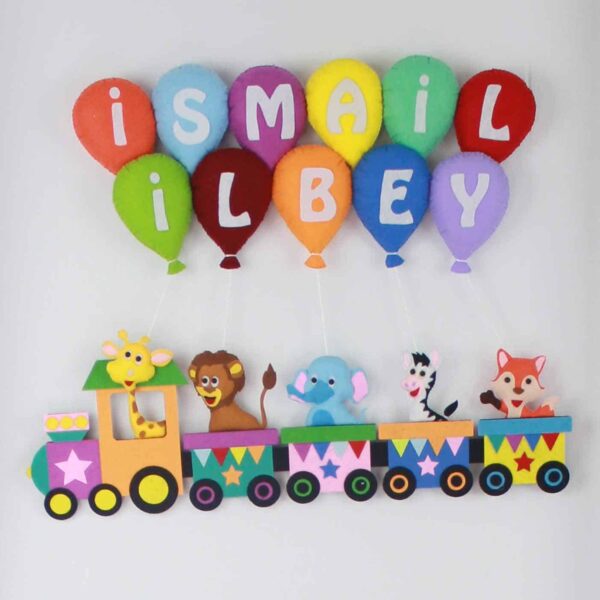 İsmail İlbey isimli Tren Bebek Kapı Süsü