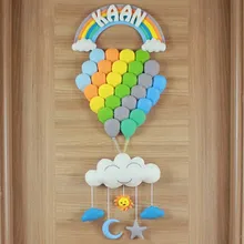 Kaan isimli Balonlar Bebek Kapı Süsü