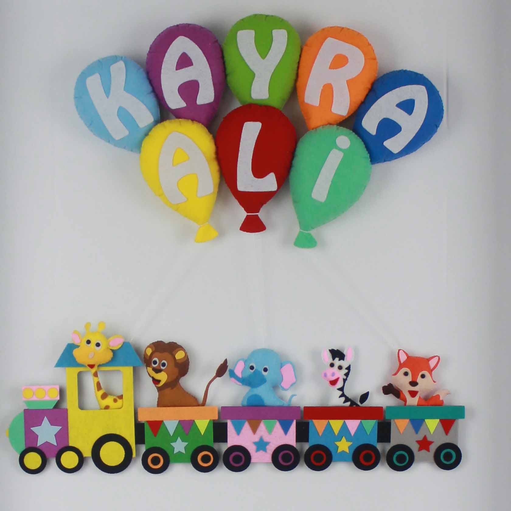 Kayra Ali isimli Tren Bebek Kapı Süsü