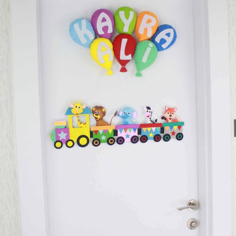 Kayra Ali isimli Tren Bebek Kapı Süsü