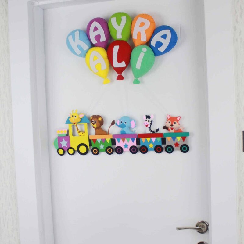 Kayra Ali isimli Tren Bebek Kapı Süsü