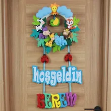 Kerem isimli Safari Bebek Kapı Süsü