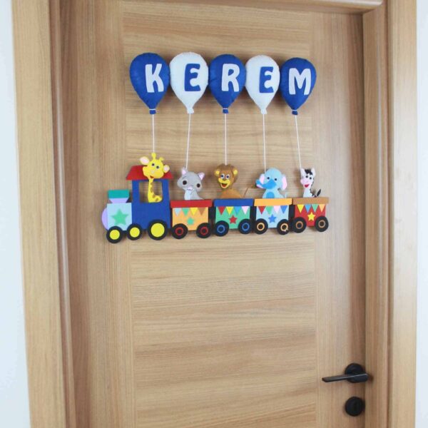 Kerem isimli Tren Hastane Kapı Süsü