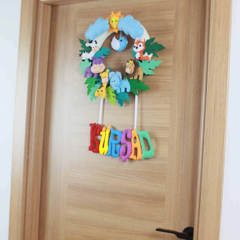 Kürşad isimli Safari Bebek Kapı Süsü