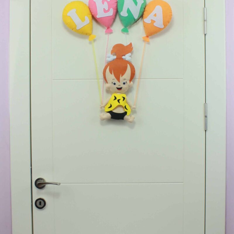 Lena isimli Çakıl Bebek Kapı Süsü