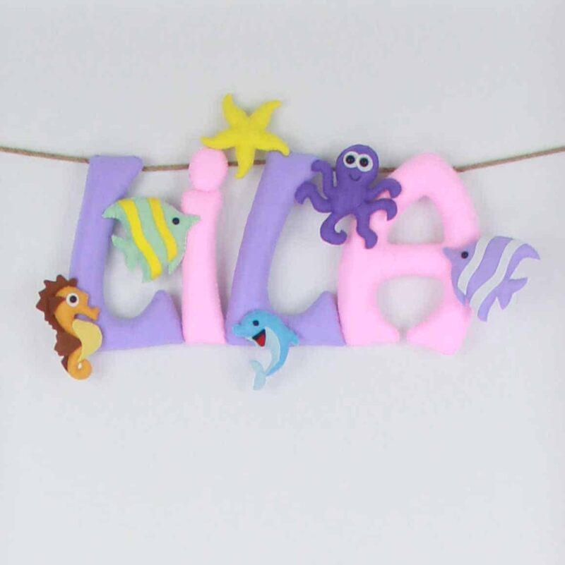 Lila isimli Hastane Bebek Kapı Süsü