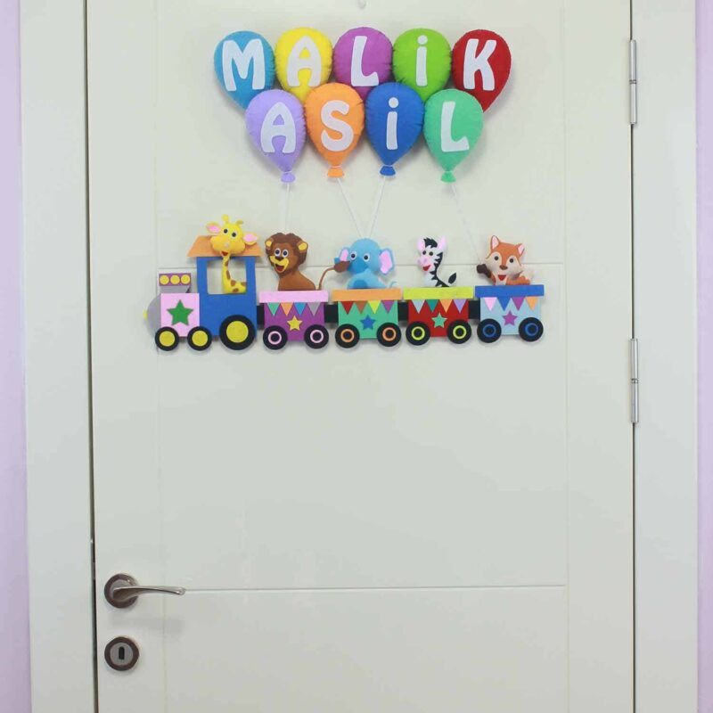 Malik Asil isimli Tren Bebek Kapı Süsü