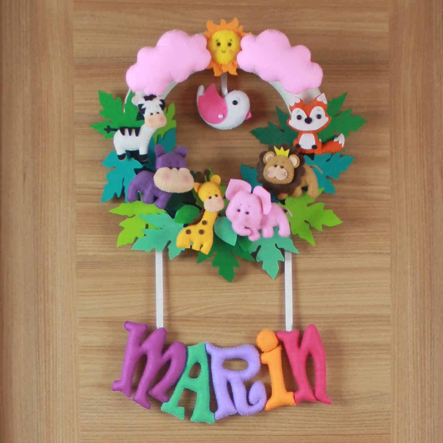 Marin isimli Safari Bebek Kapı Süsü