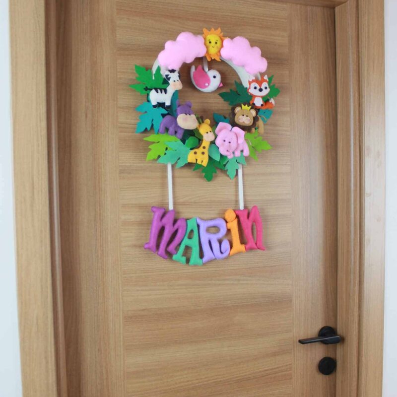Marin isimli Safari Bebek Kapı Süsü