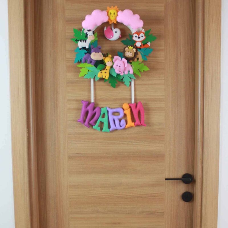 Marin isimli Safari Bebek Kapı Süsü