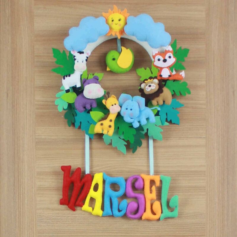 Marsel isimli Safari Bebek Kapı Süsü