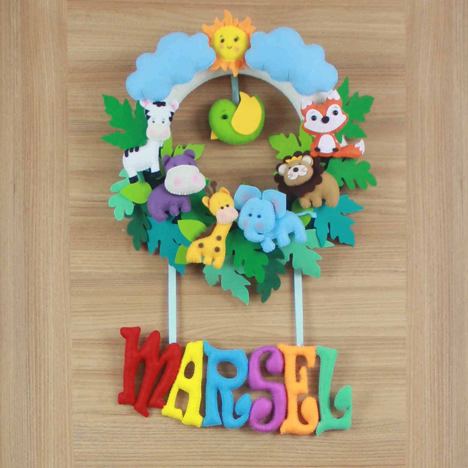 Marsel isimli Safari Bebek Kapı Süsü