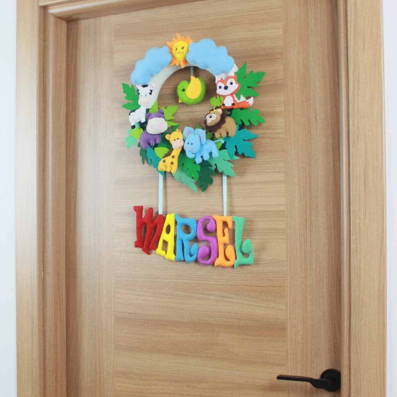 Marsel isimli Safari Bebek Kapı Süsü
