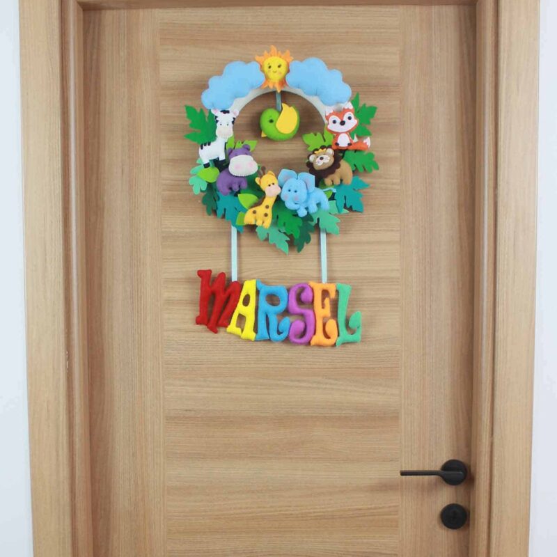 Marsel isimli Safari Bebek Kapı Süsü