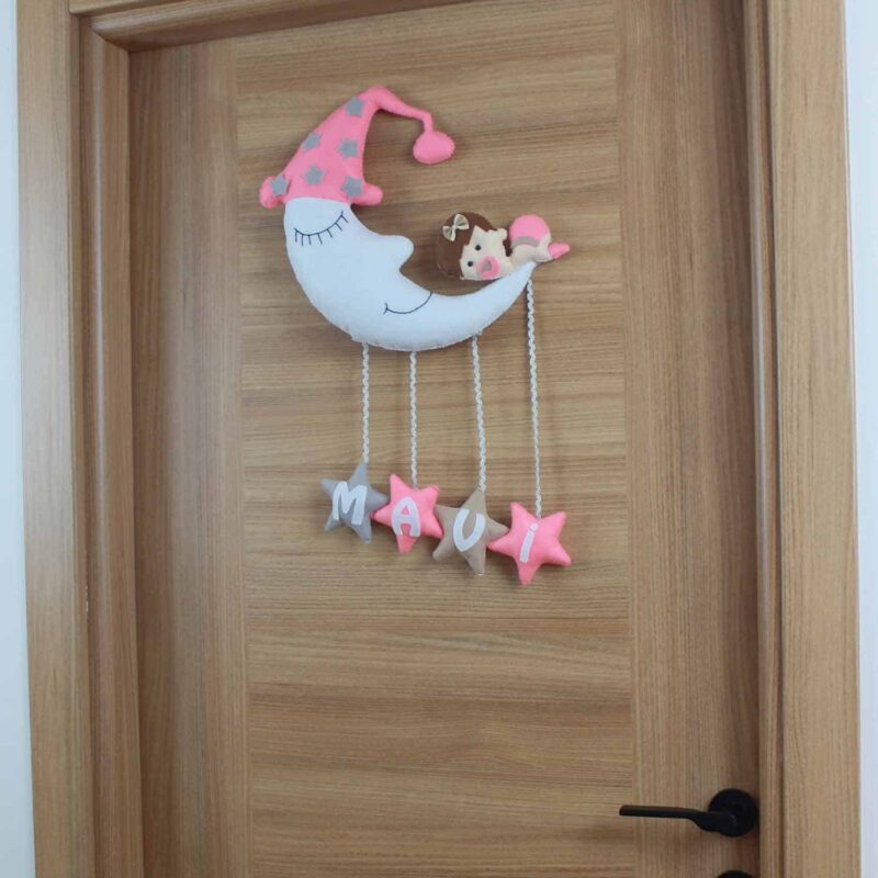 Mavi isimli Aydede Bebek Kapı Süsü