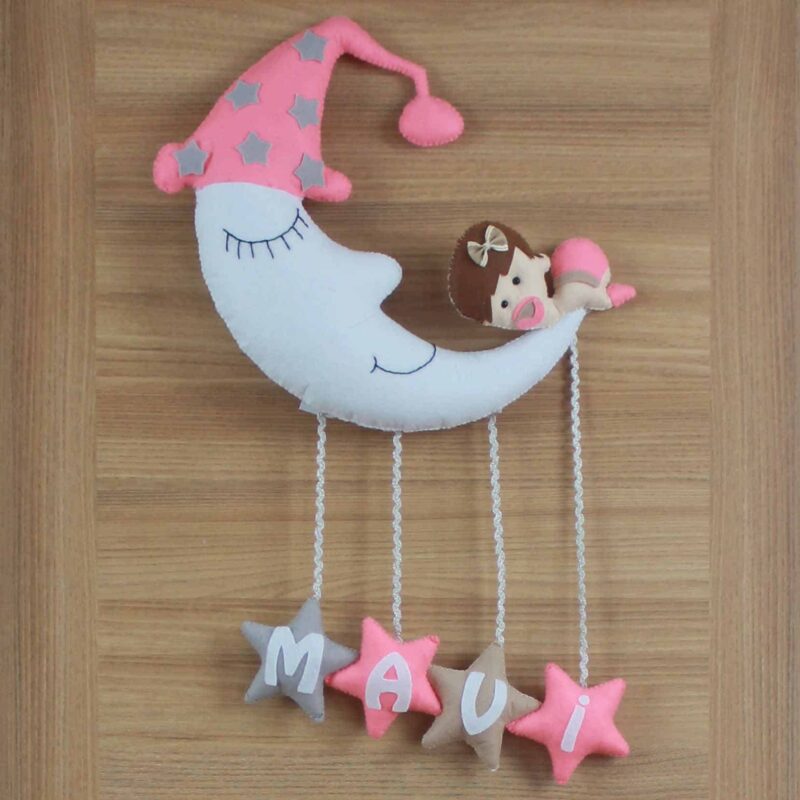 Mavi isimli Aydede Bebek Kapı Süsü