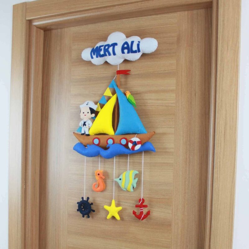 Mert Ali isimli Denizci Hastane Bebek Kapı Süsü