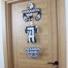 Alparslan isimli YavruKartal Kapı Süsü