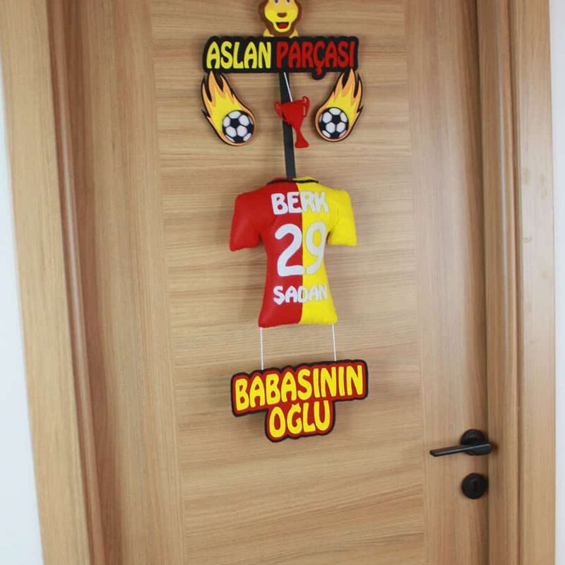 Berk isimli AslanParçası Kapı Süsü