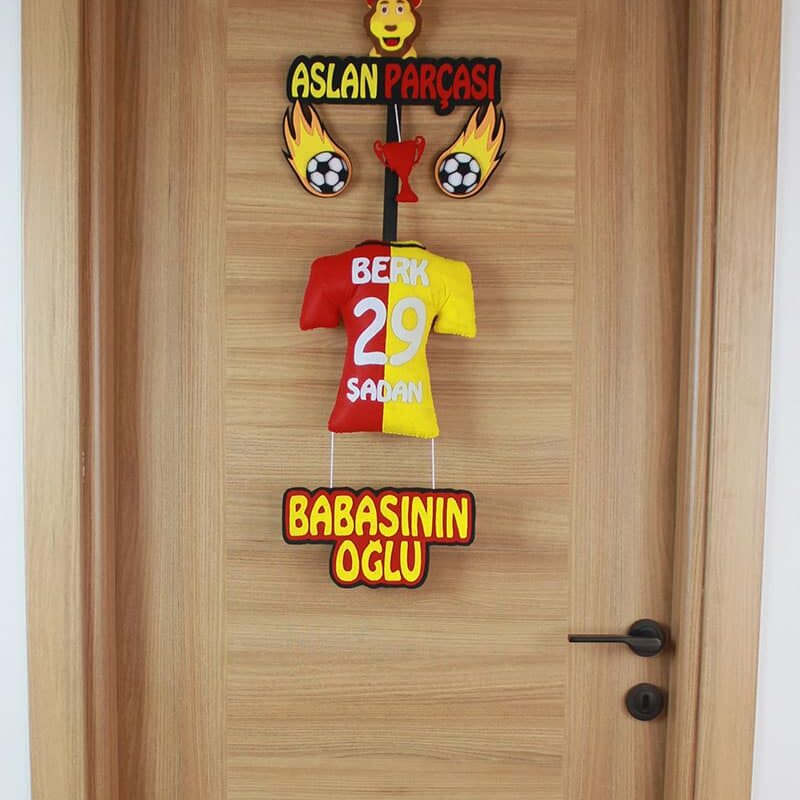 Berk isimli AslanParçası Kapı Süsü