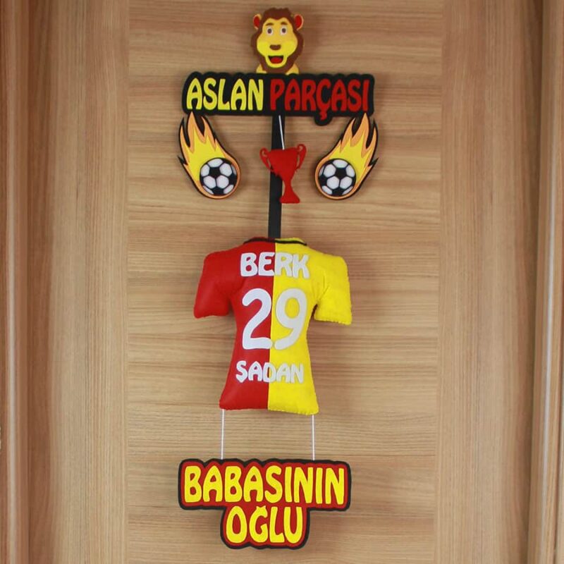 Berk isimli AslanParçası Kapı Süsü