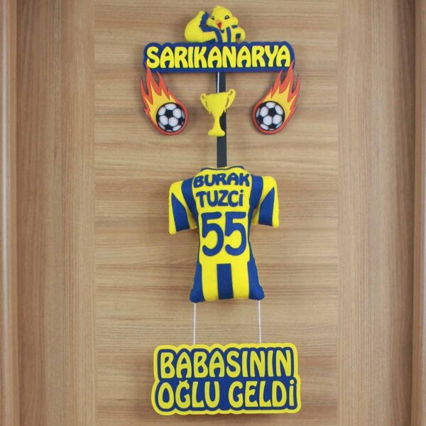 Burak isimli SarıKanarya Kapı Süsü