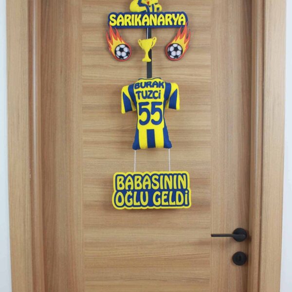 Burak isimli SarıKanarya Kapı Süsü
