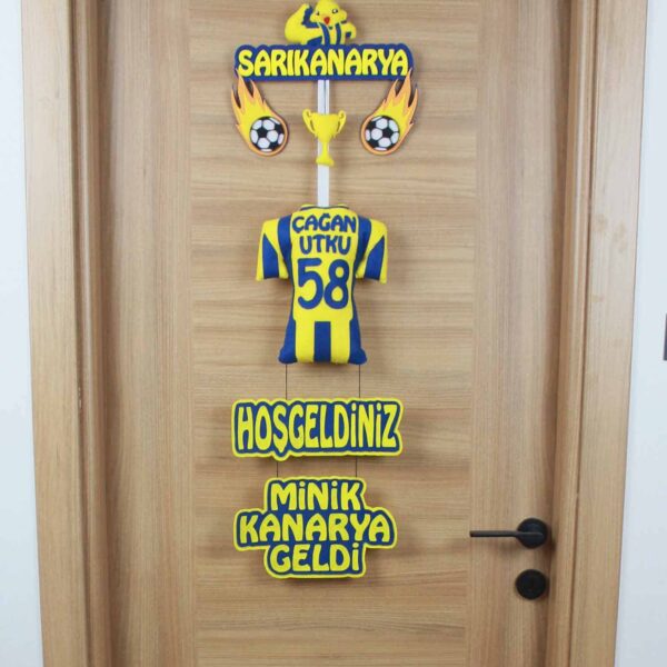 Çağan Utku isimli SarıKanarya Kapı Süsü
