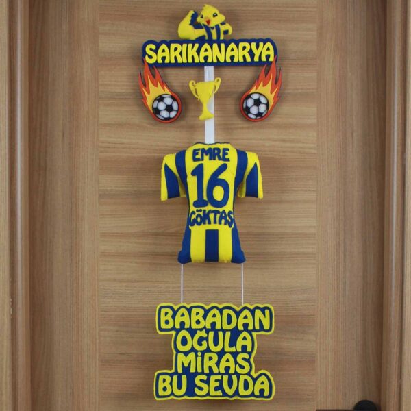 Emre isimli SarıKanarya Kapı Süsü