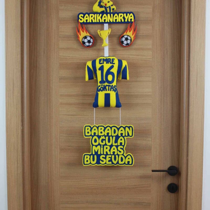 Emre isimli SarıKanarya Kapı Süsü