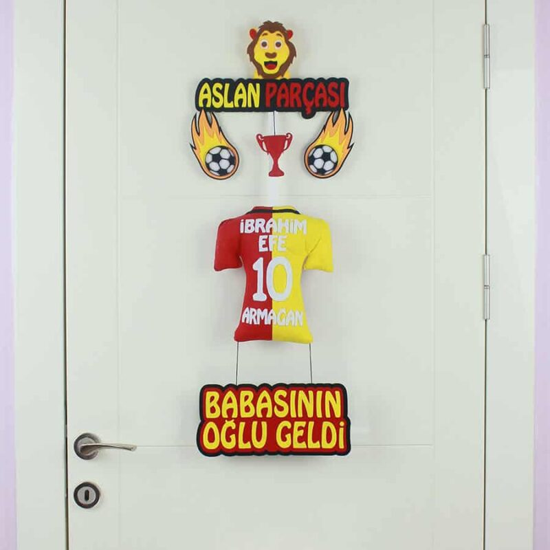 İbrahim Efe isimli AslanParçası Kapı Süsü