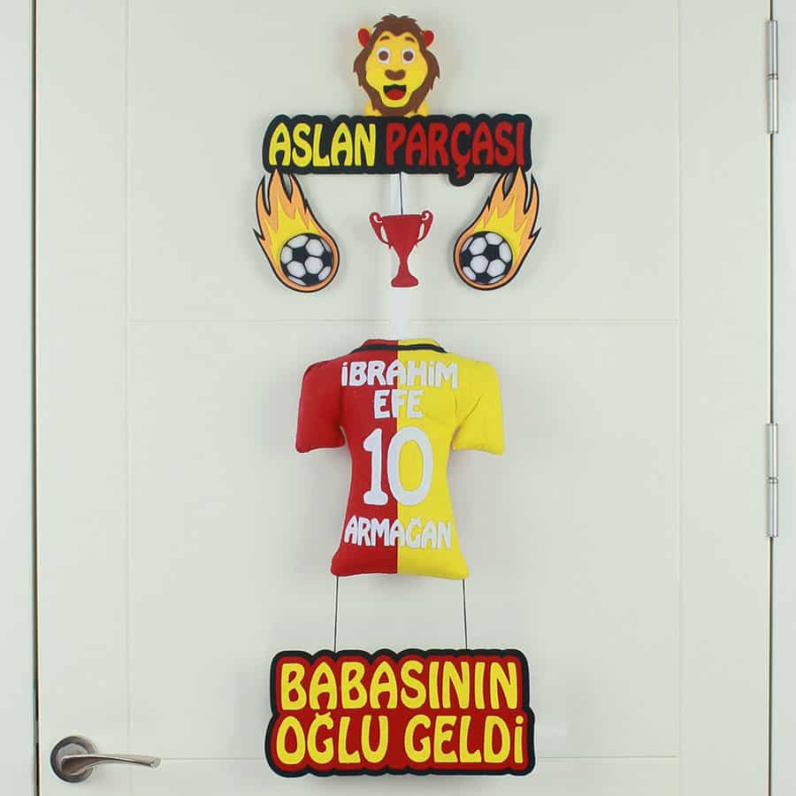 İbrahim Efe isimli AslanParçası Kapı Süsü