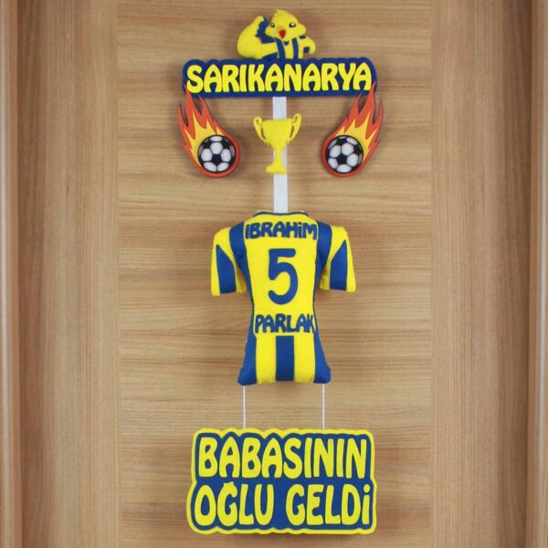 İbrahim isimli SarıKanarya Kapı Süsü