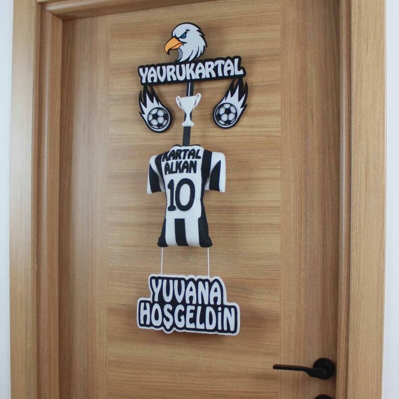 Kartal Alkan isimli YavruKartal Kapı Süsü