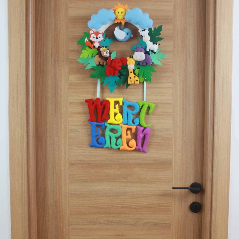Mert Eren isimli Safari Bebek Kapı Süsü