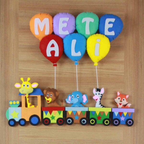 Mete Ali isimli Tren Bebek Kapı Süsü