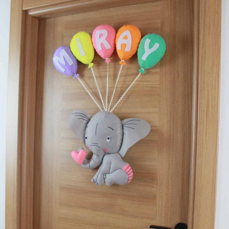 Miray isimli Filli Bebek Kapı Süsü