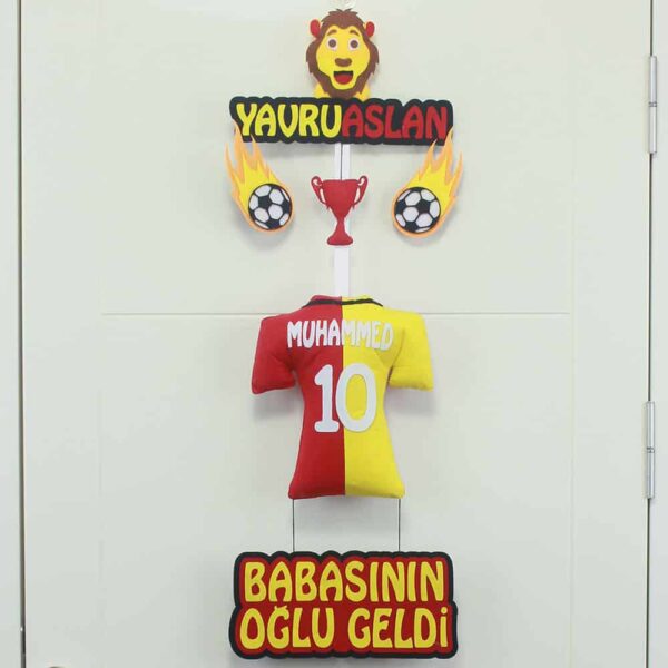 Muhammed isimli YavruAslan Kapı Süsü