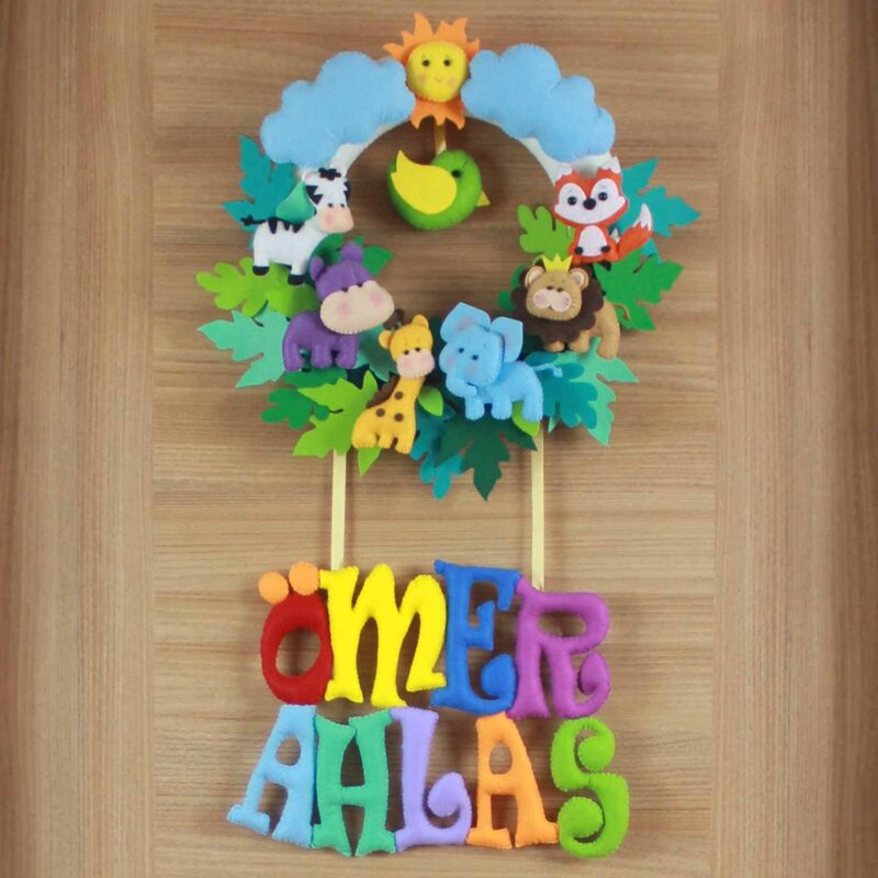 Ömer Ahlas isimli Safari Bebek Kapı Süsü