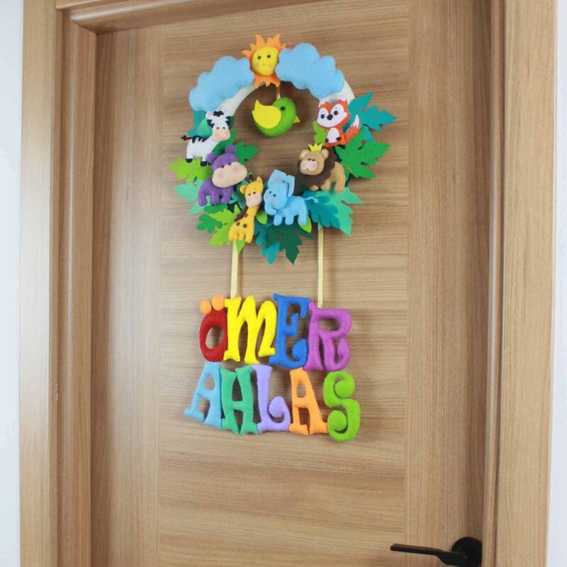 Ömer Ahlas isimli Safari Bebek Kapı Süsü