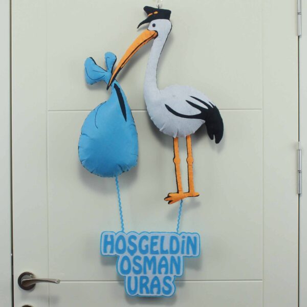 Osman Uras isimli Postacı Leylek Bebek Kapı Süsü