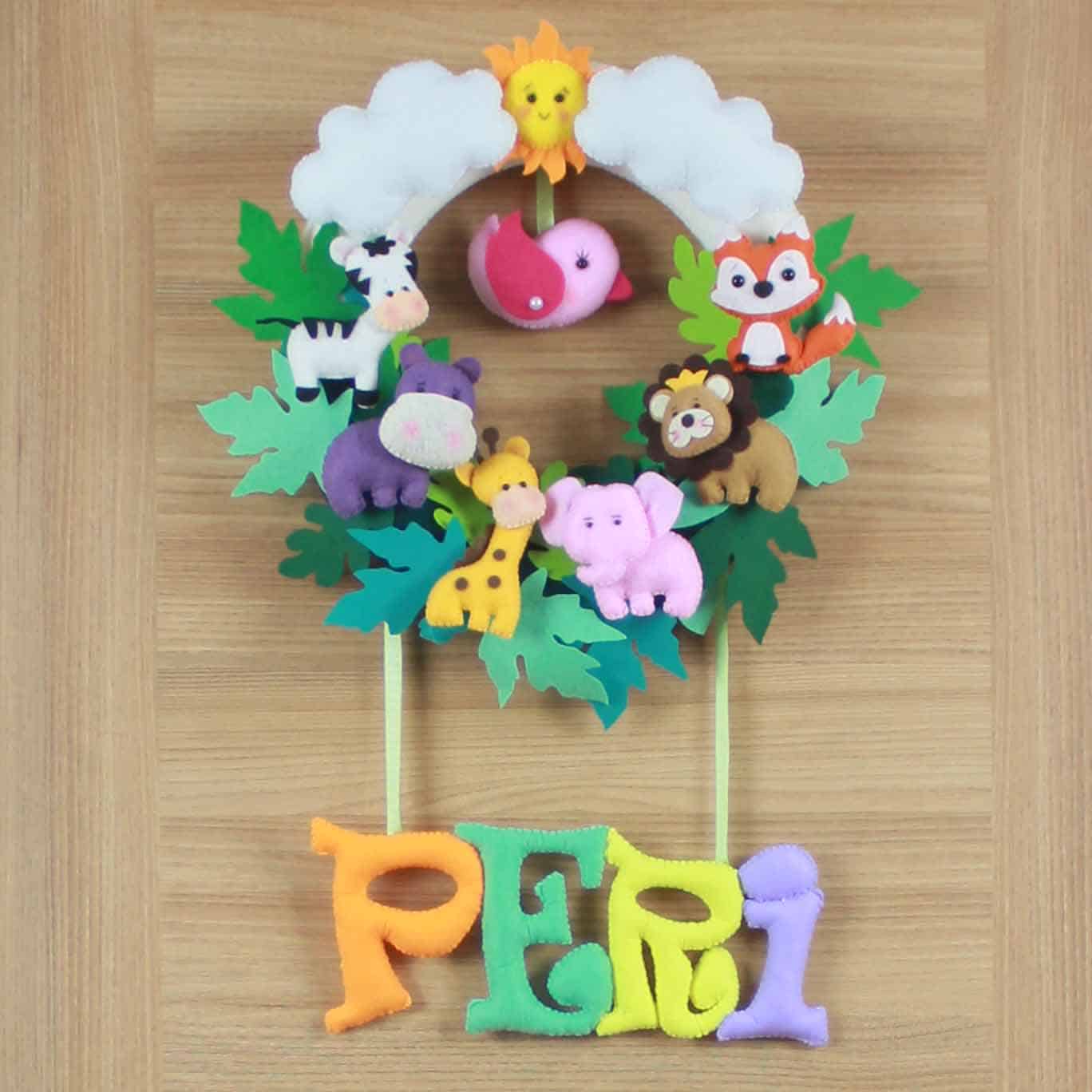 Peri isimli Safari Bebek Kapı Süsü